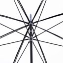 Ver imagem 7 de Guarda Chuva Longo com Cabo Curvo Sombrinha Transparente e Preta Fazzoletti