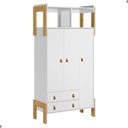 Ver imagem 3 de 4375 - G. Roupa 3pts/2gv C/nicho Fantasia Branco Acetinado (4375.3)