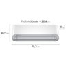 Ar Condicionado Split Hi Wall Electrolux Color 9.000 Btus Frio 220v R-32 - 4