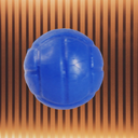 Ver imagem 6 de Brinquedo para Cães Bola Pula Pula Lisa 75mm Azul