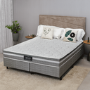 Ver imagem 3 de Conjunto Box Mola Ensacada Prodormir Vegas Springs Comfort Casal 138x46cm