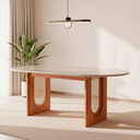 Ver imagem 1 de Mesa para Sala de Jantar 210cm Oval Valentina