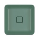 Ver imagem 5 de Cuba de Sobrepor Deca Slim 40x40 Quadrada Sálvia + Válvula + Sifão