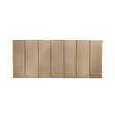Ver imagem 5 de Cabeceira Veludo Bege Modular 60x20 P/ Cama Casal 7 Peças