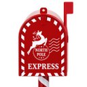Ver imagem 7 de Caixa de Correio Decorativo Natalino Vermelho A80 X L25 X C14