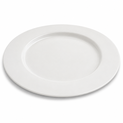 Sousplat Redondo Branco Polipropileno 33cm Rafimex