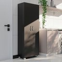 Ver imagem 2 de Armário Multiuso Lavanderia 2 Portas 5 Prateleiras organizador Arezzo