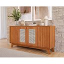 Ver imagem 1 de Buffet Aparador de Sala de Jantar 4 portas com Tela Isa