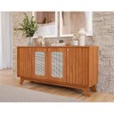 Ver imagem 1 de Buffet Aparador de Sala de Jantar 4 Portas com Tela Isa