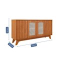 Ver imagem 5 de Buffet Aparador de Sala de Jantar 4 Portas com Tela Isa