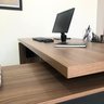 Mesa para Escritório Diretor em L com Porta de Correr e Caixa de Tomada - 7