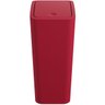 Assento Vaso Sanitário Oval Almofadado Vermelho + Lixeira Vermelha 8l com Tampa Click - 7