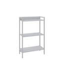 Ver imagem 3 de Estante de Livros Industrial 60CMX104CM 3 Prateleiras Active Yescasa Branco/Chess