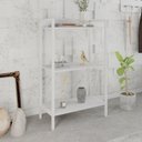 Ver imagem 7 de Estante de Livros Industrial 60CMX104CM 3 Prateleiras Active Yescasa Branco/Chess