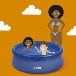 Piscina Inflável Redonda Mor 001048 de 1.65m X 55cm 1000l - 5