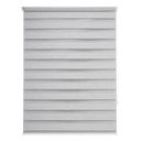 Ver imagem 1 de Persiana Zebra Rolo Dupla 160x160 Cinza Linho Moderna