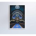 Ver imagem 3 de Quadro Arquitetura Igreja Gótica 60x90 Cm Vidro Impresso