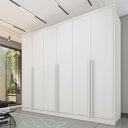 Ver imagem 1 de Guarda Roupa Casal 100% MDF 6 Portas 6 Gavetas Estrela 274cm Yescasa