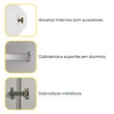 Ver imagem 6 de Guarda Roupa Casal 100% MDF 6 Portas 6 Gavetas Estrela 274cm Yescasa Branco/Neve