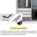 Ver imagem 6 de Guarda Roupa Casal 100% MDF 6 Portas 6 Gavetas Estrela 274cm Yescasa