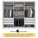 Ver imagem 4 de Guarda Roupa Casal 100% MDF 6 Portas 6 Gavetas Estrela 274cm Yescasa