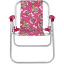 Ver imagem 2 de Cadeira de Praia Infantil Barbie Rosa Leve Dobrável Bel