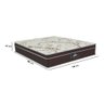 Colchão Gazin Intensivo Casal 138cmx188cm Molas Bonnel Marrom - 3