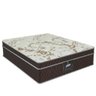 Colchão Gazin Intensivo Casal 138cmx188cm Molas Bonnel Marrom - 1