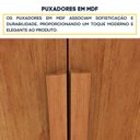 Ver imagem 7 de Guarda Roupa Casal 100% MDF 6 Portas 6 Gavetas Estrela 274cm Yescasa Bege/Cinamomo
