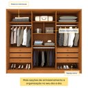 Ver imagem 5 de Guarda Roupa Casal 100% MDF 6 Portas 6 Gavetas Estrela 274cm Yescasa