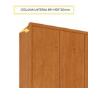 Ver mais imagens de Guarda Roupa Casal 100% MDF 6 Portas 6 Gavetas Estrela 274cm Yescasa Bege/Cinamomo