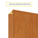 Ver imagem 6 de Guarda Roupa Casal 100% MDF 6 Portas 6 Gavetas Estrela 274cm Yescasa Bege/Cinamomo/Off White