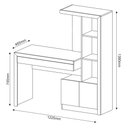Ver imagem 2 de Mesa Conjunto para Escritório Home Office ME4143 MDP Nogal - Gran Belo