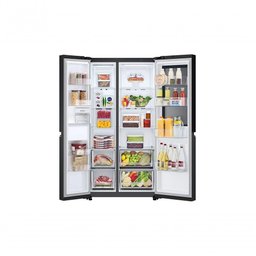 Geladeira Smart Lg Inverter Side By Side Instaview 647 Litros Black Inox Gc-v257sqv2 220v - 4