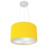 Pendente Cilíndrico Amarelo MJ-4009 Para Mesa de Jantar e Estar - 1
