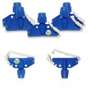 Ver imagem 1 de Garra Euro para Mop Úmido Refil Encaixe Resistente - Kit 7 Unidades Peça de Reposição com Uso Univer