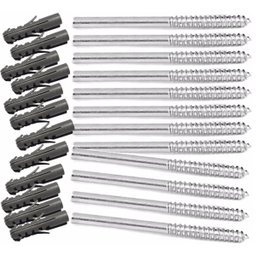 Kit 12 Suportes Invisíveis para Prateleira 15mm com Buchas - 1 Kit 12 Suportes Invisíveis para Prateleira 15mm com Buchas - 1