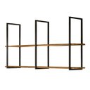 Ver imagem 1 de Prateleira Decorativa Industrial Multiuso Wire Plus com 2 Tampos BP 15mm Demolição - Desk Design
