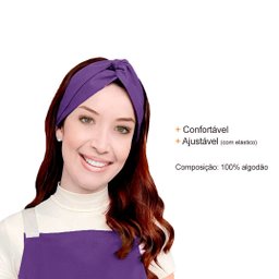 Avental e Faixa Cozinha Roxo Açai Bar Sorveteria Bistro - 3