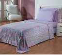 Ver imagem 1 de Manta Flannel Infantil Shine 1,50 x 2,20 Andreza - Corações Lilas
