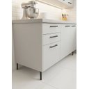 Ver imagem 3 de Kit 4 Pés Ferro 18cm Lateral Multiuso Casa Decor 200 Kg