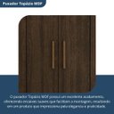Ver mais imagens de Armário Multiuso Escritório 2 Porta 4 Prateleiras 1 Gaveta Advantage Marrom/Capuccino Wood