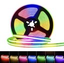 Ver imagem 2 de Kit Fita Led Cob Rgb 18w/ Metro 810 Led Ip20 12v 5 Metros Touch + Fonte