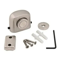 FIXADOR BATENTE DE PORTA MAGNETICO CROMADO - KALA - 1 FIXADOR BATENTE DE PORTA MAGNETICO CROMADO - KALA - 1