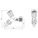 Ver imagem 4 de Kit 12 Torneira Jardim Preta 1/2" com Bico P Mangueira Herc