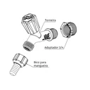 Ver imagem 3 de Kit 12 Torneira Jardim Preta 1/2" com Bico P Mangueira Herc