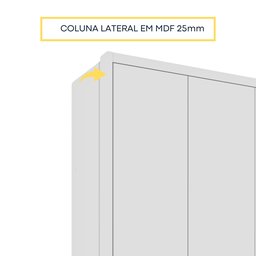 Guarda Roupa Casal  100% MDF 6 Portas 6 Gavetas Sol 243cm Espresso Móveis - 13