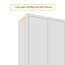 Ver imagem 6 de Guarda Roupa Casal 100% MDF 6 Portas 6 Gavetas Sol 243cm Yescasa Branco/Neve