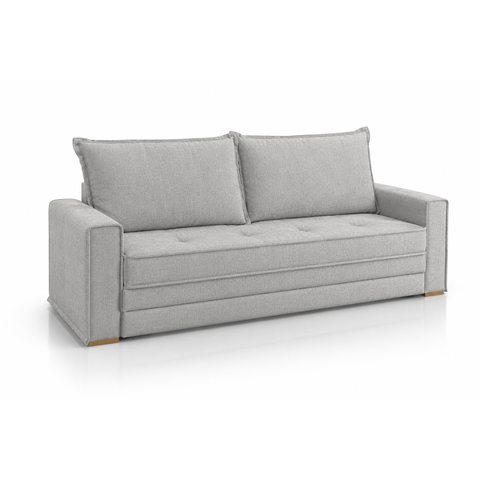 Sofá-Cama Maldivas | Conforto, Praticidade e Função Cama de Casal:Linho Cinza