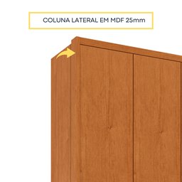 Guarda Roupa Casal  100% MDF 6 Portas 6 Gavetas Sol 243cm Espresso Móveis - 9